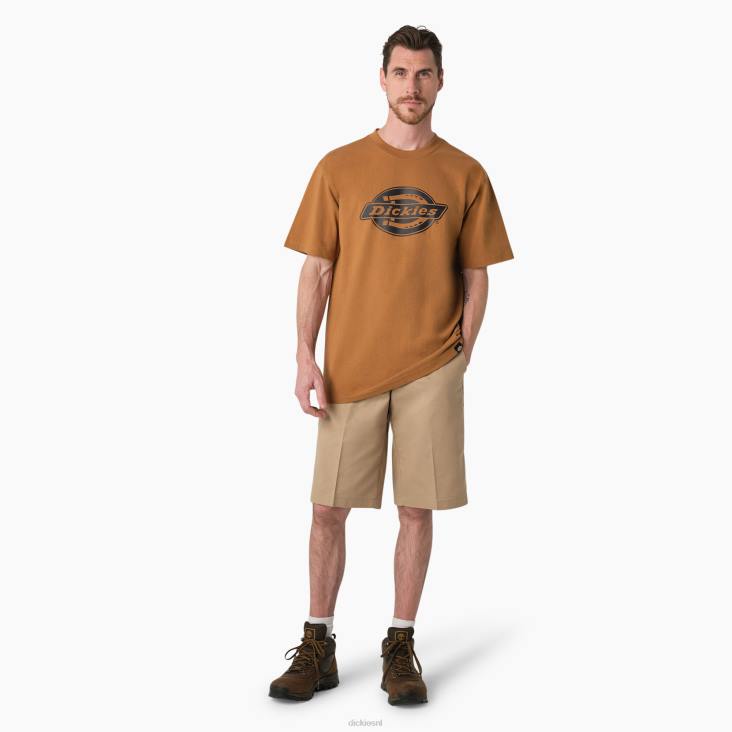 Heren Dickies verkoelende active waist short met platte voorkant 13