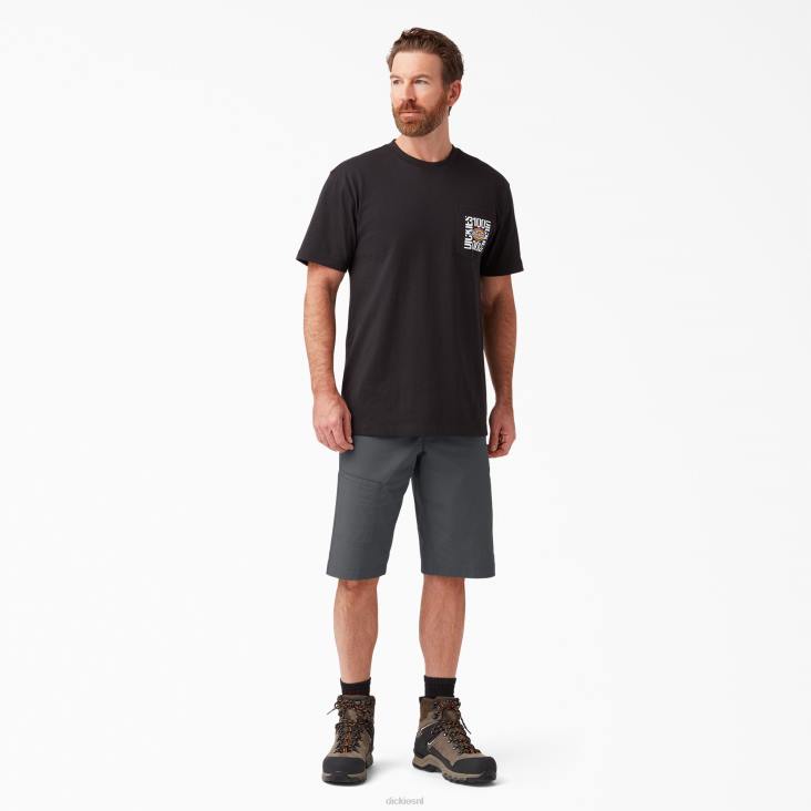 Heren Dickies verkoelende hybride utility-short 13