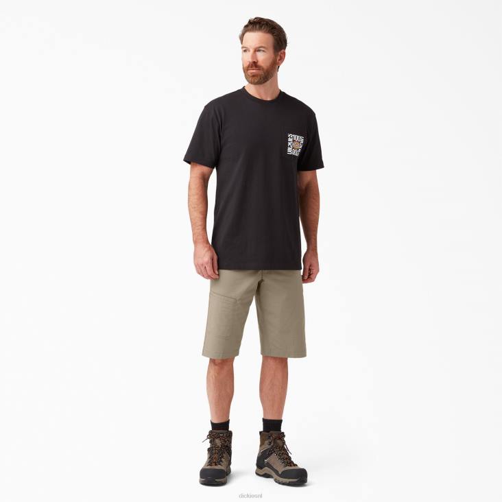 Heren Dickies verkoelende hybride utility-short 13
