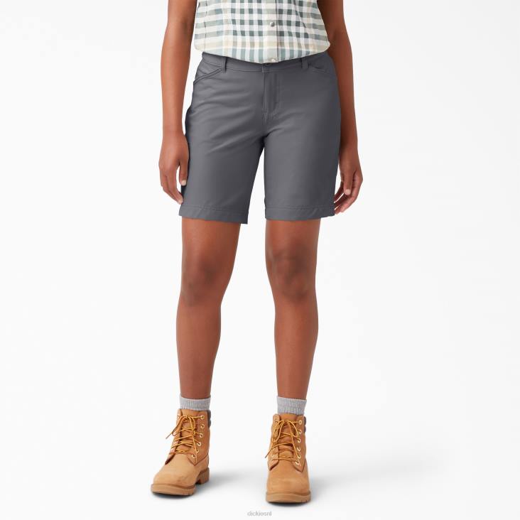 vrouwen Dickies koelbroek 9" grafietgrijs (ga) werk kleding 6F0X1600