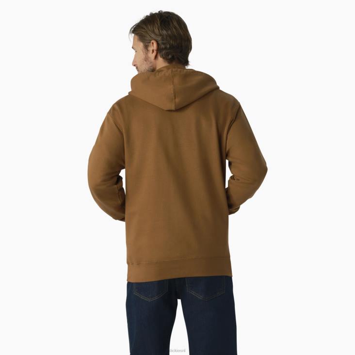 Heren Dickies hoodie met grafisch erfgoed voor werkkleding bruine eend (bd) werk kleding 6F0X1180