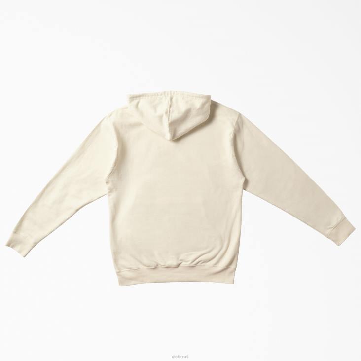 Heren Dickies hoodie met grafisch erfgoed voor werkkleding naturel beige (nt) werk kleding 6F0X1181