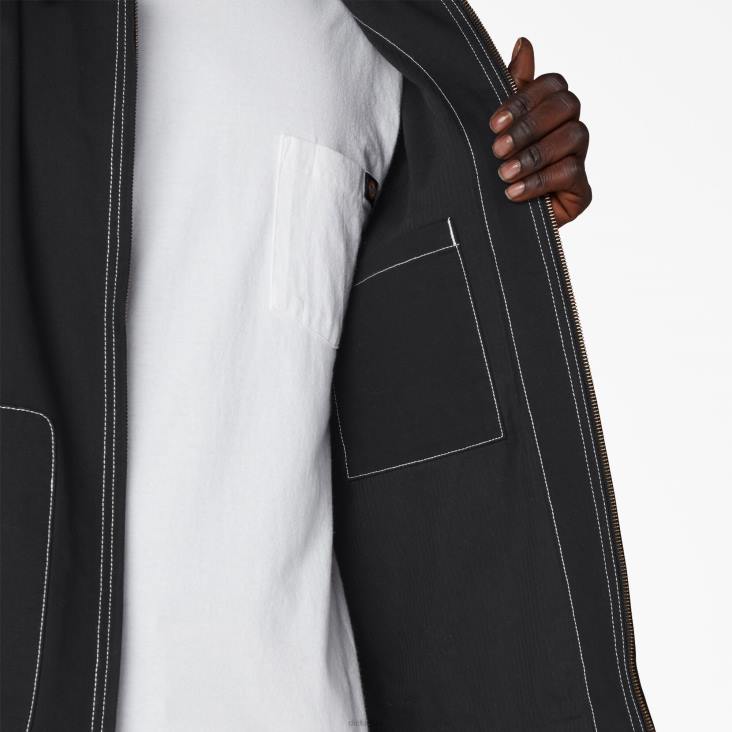 Heren Dickies herwerkt eisenhowerjack normaal werk kleding 6F0X1201