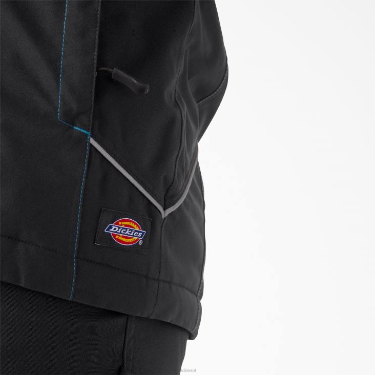 vrouwen Dickies performance werkkleding waterdichte geïsoleerde jas zwart (bk) werk kleding 6F0X2375