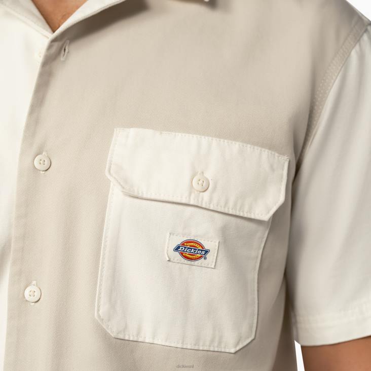 Heren Dickies Eddyville werkoverhemd met korte mouwen diverse kleuren (as0) werk kleding 6F0X791