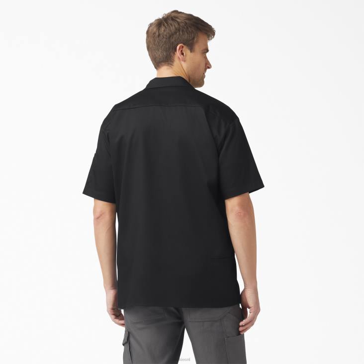 Heren Dickies traeger ultiem grillshirt zwart (bk) werk kleding 6F0X792