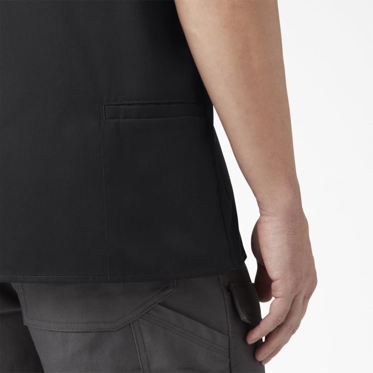 Heren Dickies traeger ultiem grillshirt zwart (bk) werk kleding 6F0X792