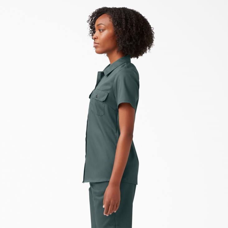 vrouwen Dickies 574 origineel werkoverhemd lincoln groen (ook) werk kleding 6F0X1534