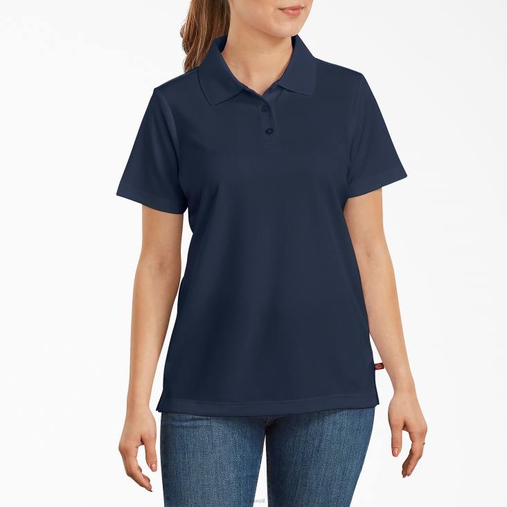 vrouwen Dickies performance poloshirt nacht marine (in2) werk kleding 6F0X2019
