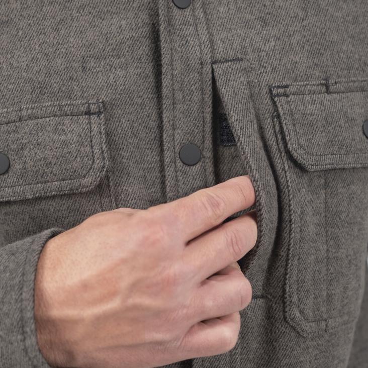 Heren Dickies zwaargewicht gespierd flanellen overhemd mosgroen (c1e) werk kleding 6F0X951