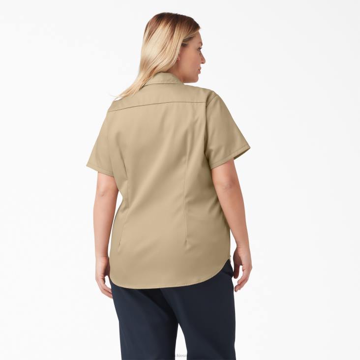 vrouwen Dickies plus 574 origineel werkoverhemd militair kaki (ksh) werk kleding 6F0X1538
